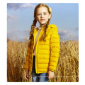 High Qualitied Oem Custom Ultra light Hooded Kids Down Jackets